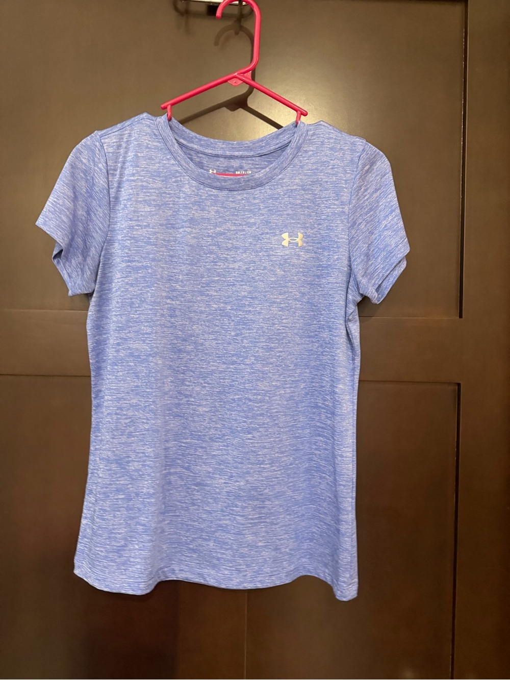 Under Armour Women's Light Heather Blue Short Sleeve Performance Tee
